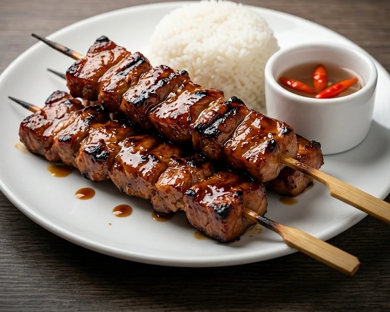 Mama Nors Pork BBQ, Filipino pork barbecue at Mama Nors Kitchen in Winnipeg's North End
