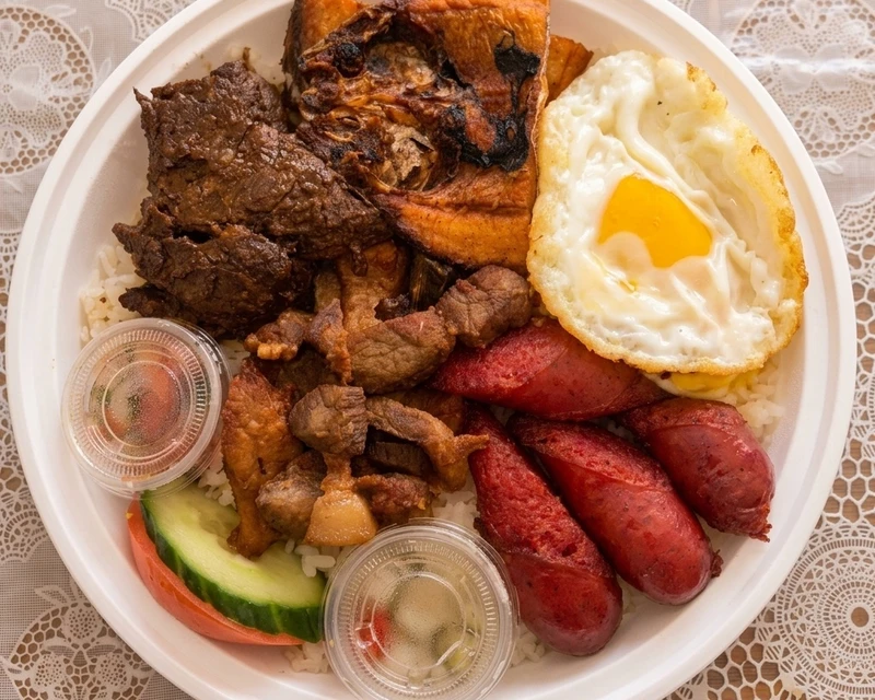 Silog ng Bayan Overload from Mama Nors Kitchen - Filipino food delivery to Point Douglas, Winnipeg, MB