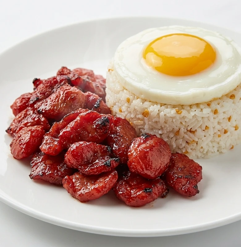 Tocilog Filipino silog breakfast at Mama Nors Kitchen, North End Winnipeg